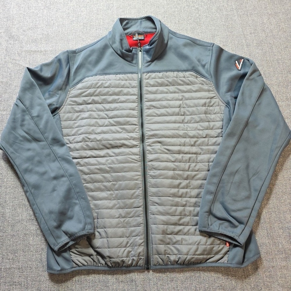 Hawk and Co Men's Winter Lightweight Jacket Coat Blue Gray Size XL